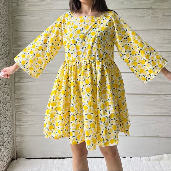 Handmade Lemons Bandana Dress SKU 06052 - Picture 1 of 15